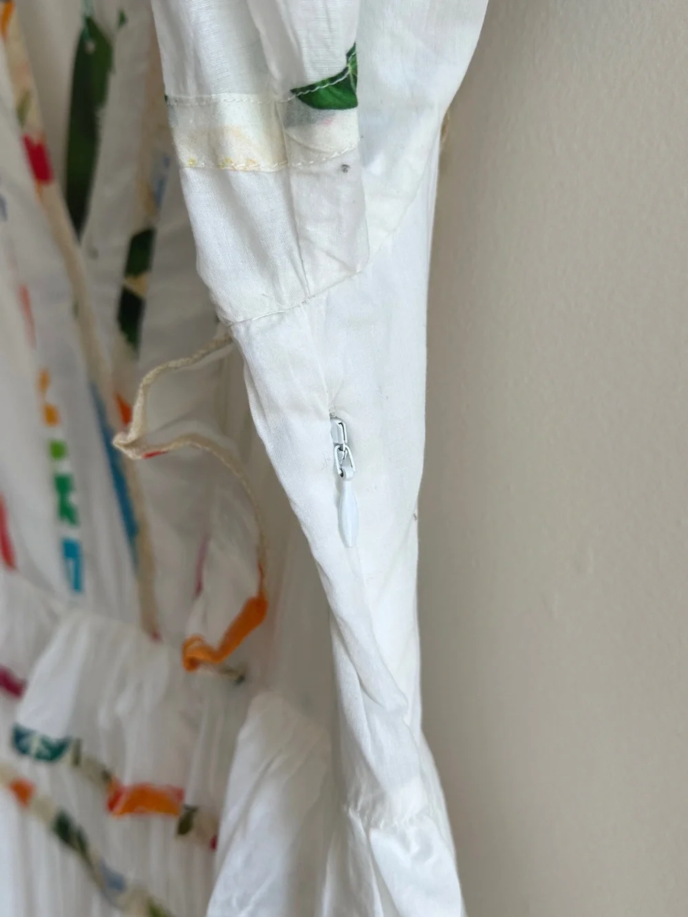 Farm Rio Mixed Off-White Prints Midi Dress, Size Large, NWT - Picture 15 of 16